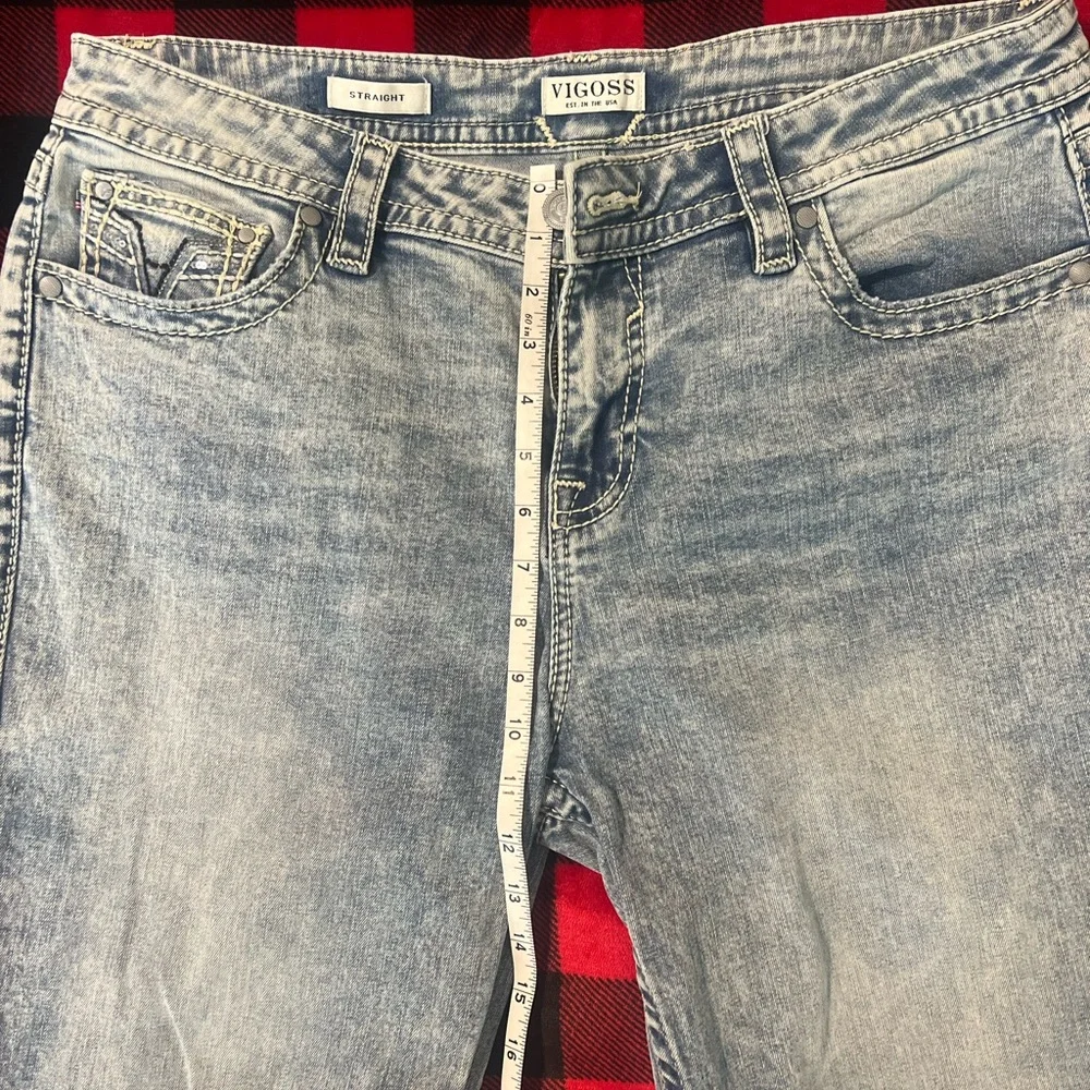 VIGOSS straight leg, light washed jeans. - Picture 5 of 6